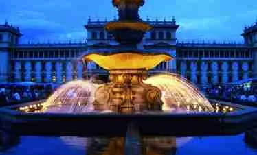 fountain constitution plaza guatemala city  o
